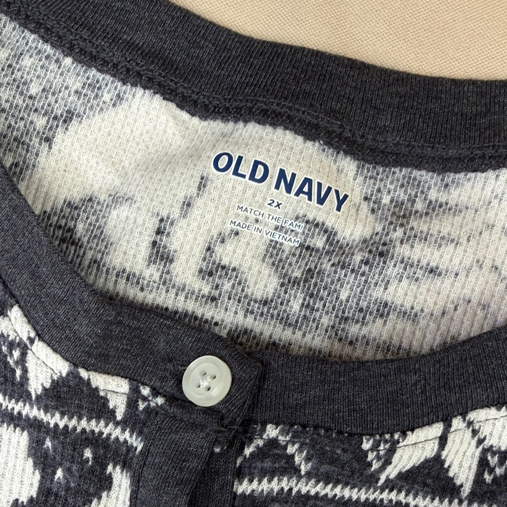 Old Navy One Piece pajama 2X new with tags - Picture 7 of 7